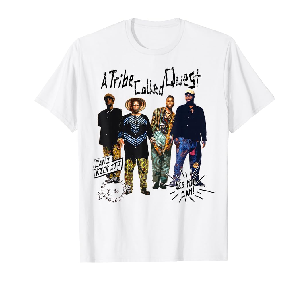 ✈ A TRIBE CALLED QUEST (DEPLETED) Tシャツ Amazon.com: A Tribe Called Quest Men's Group Shot Slim-Fit T